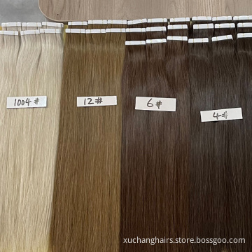 tape in extensions raw cambodian hair Wholesale thick mongolian hair extensions color2 vendors hair tape extension human